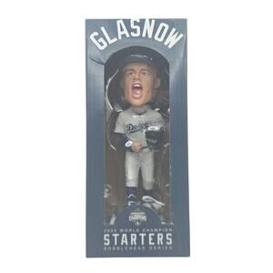 Los Angeles Dodgers Glasnow 2025 World Champion Starters SGA Bobblehead New